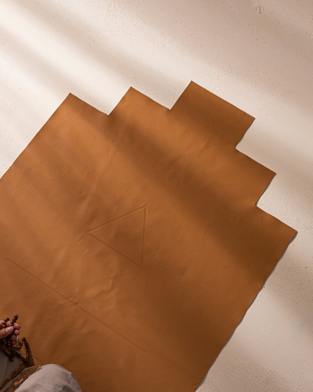 Concept 40 - Sojoud  Camel Leather Prayer Mat