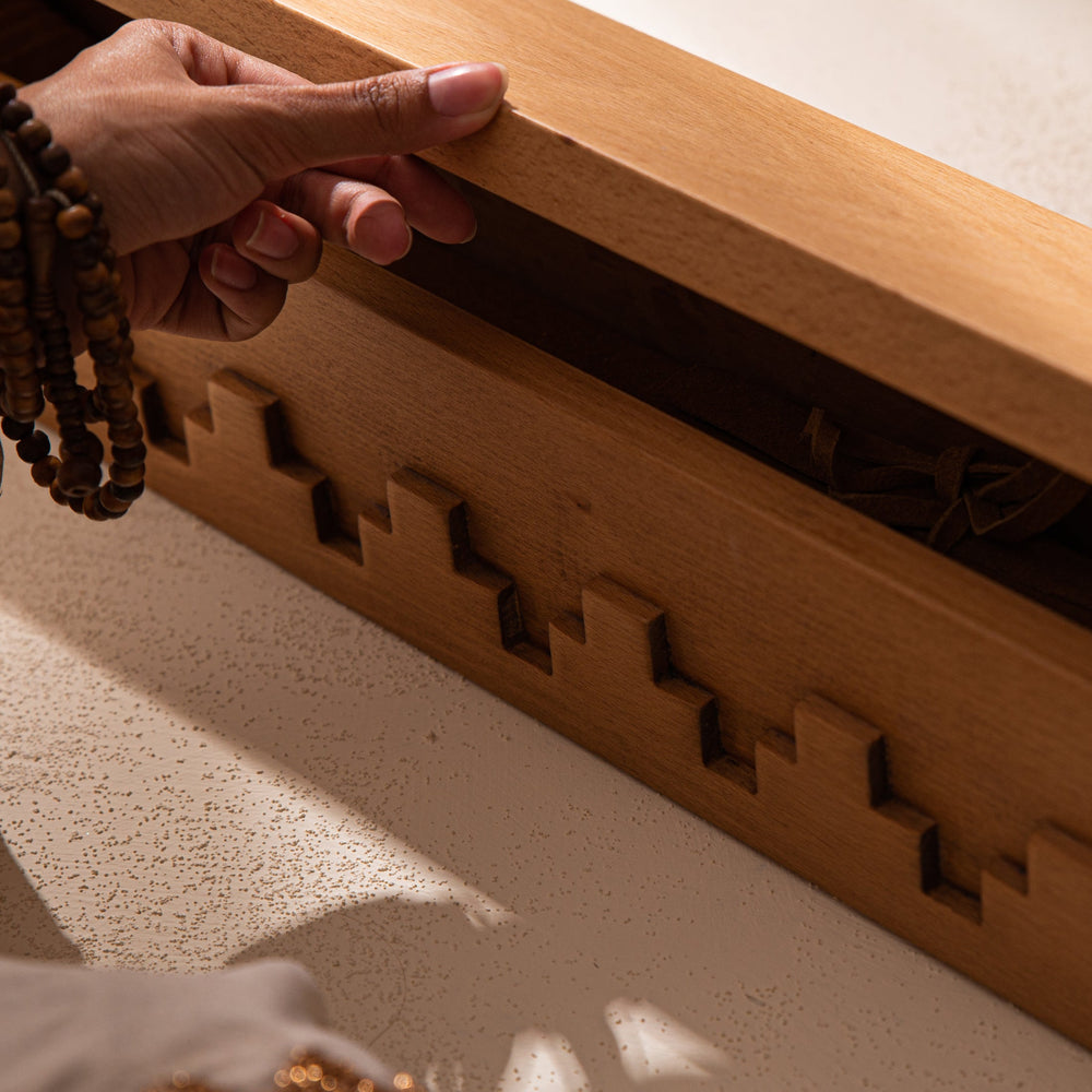 Concept 40 - Sojoud  Camel Leather Prayer Mat
