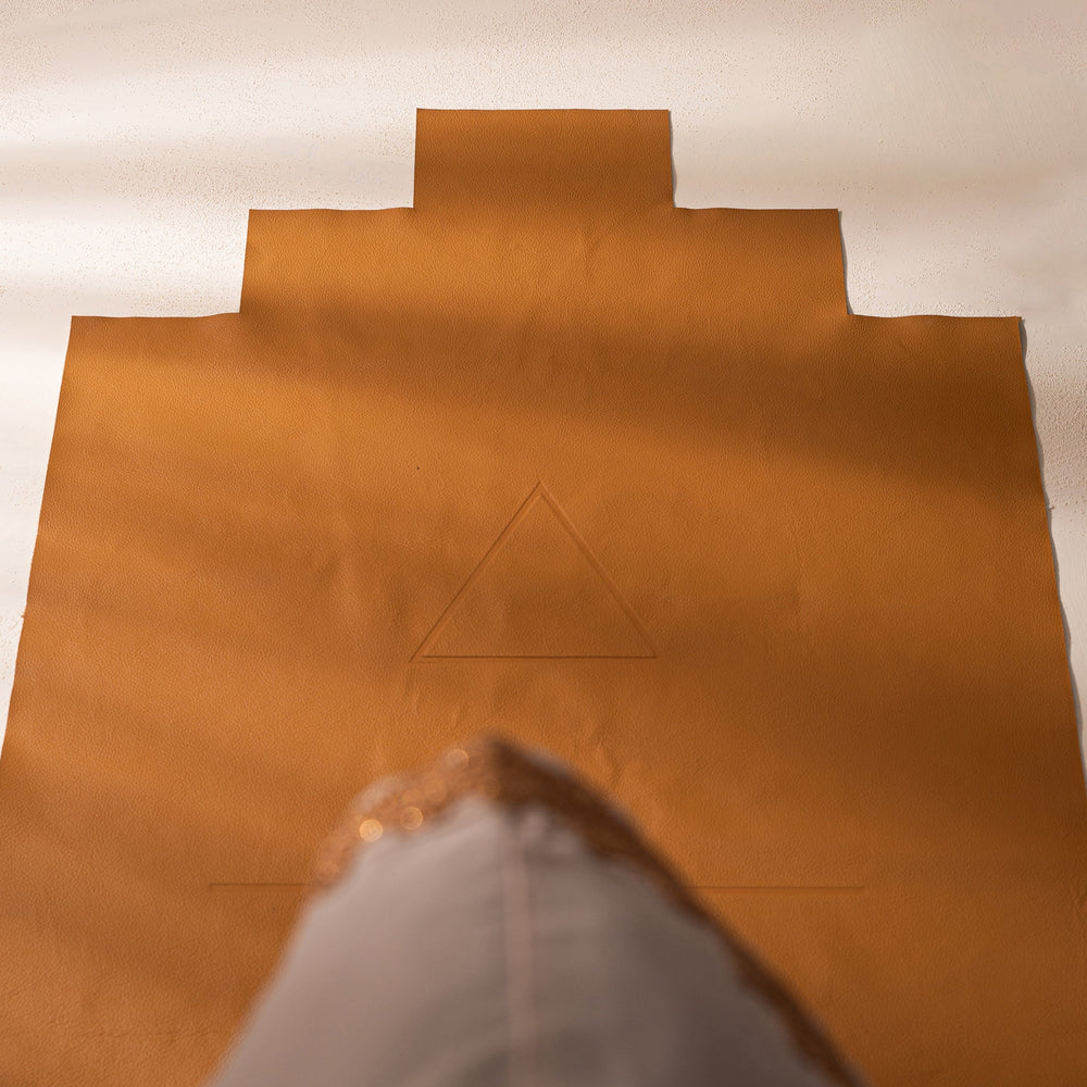 
                      
                        Concept 40 - Sojoud  Camel Leather Prayer Mat
                      
                    